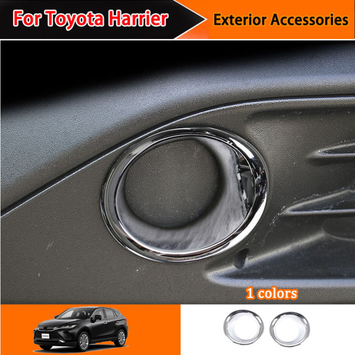 Harrier Toyota XU80 2021 ปจจบน กนชนหนา ABS ทตดโครเมยมตกแตง