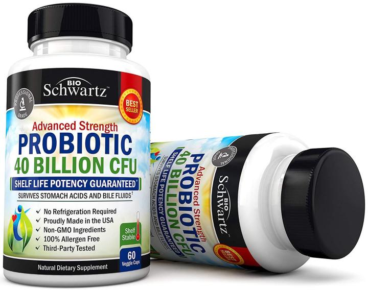 Bio Schwartz Advanced Strength Probiotic 40 Billion CFU 60 Capsules