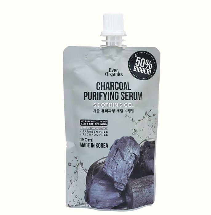 Ever Organics Charcoal Purifying Serum Soothing Gel 150ML Lazada PH