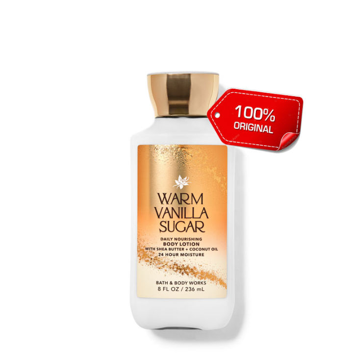 BBW WARM VANILLA SUGAR Fragrance Lotion 236mL Bath And Body Warm