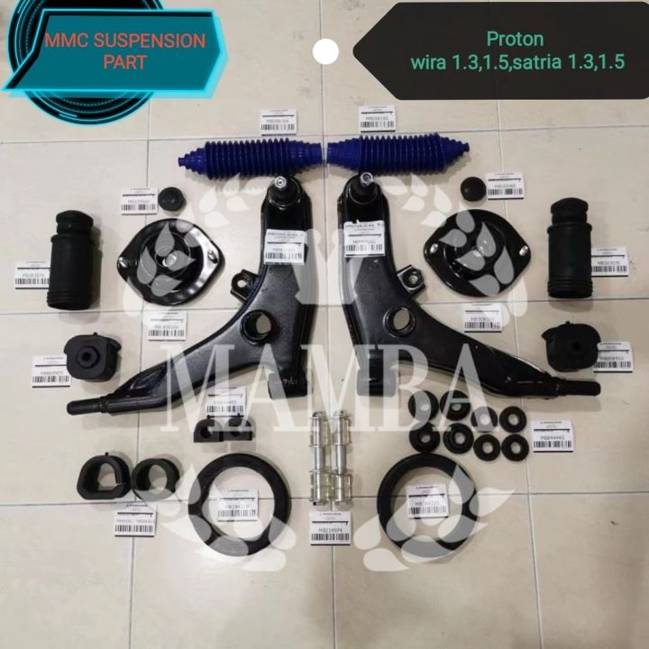 28 ITEM FULL SET PROTON WIRA SATRIA PUTRA FRONT LOWER ARM SUSPENSION