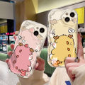 MHKEID Casing Hp VIVO Y19 VIVO Y5s Case Pola Dinosaurus Kecil Yang Lucu