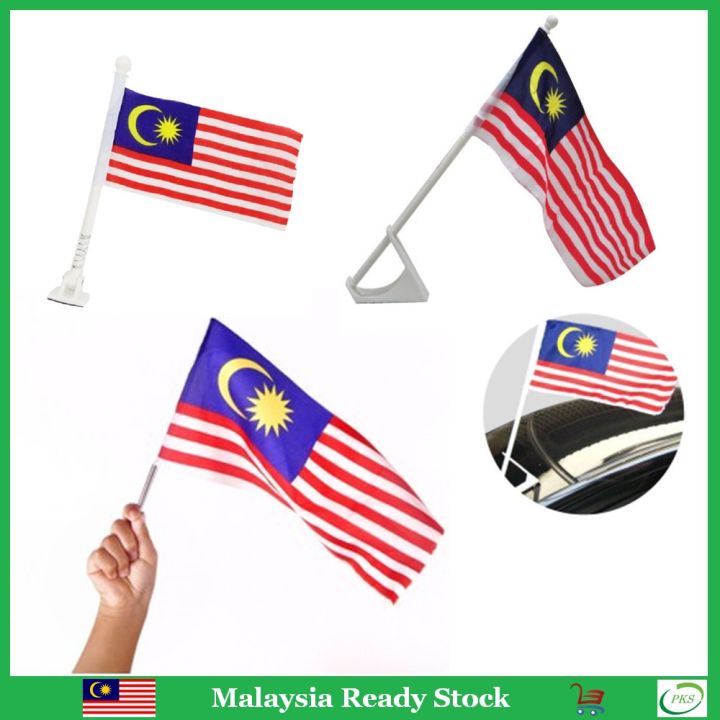 Bendera Malaysia Hand Flag Motor Spring Flag Car Flag Lazada