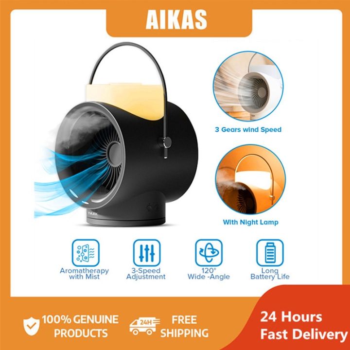 AIKAS TYLEX XM48 Portable Aroma Humidity Fan 350mL Dual Misting