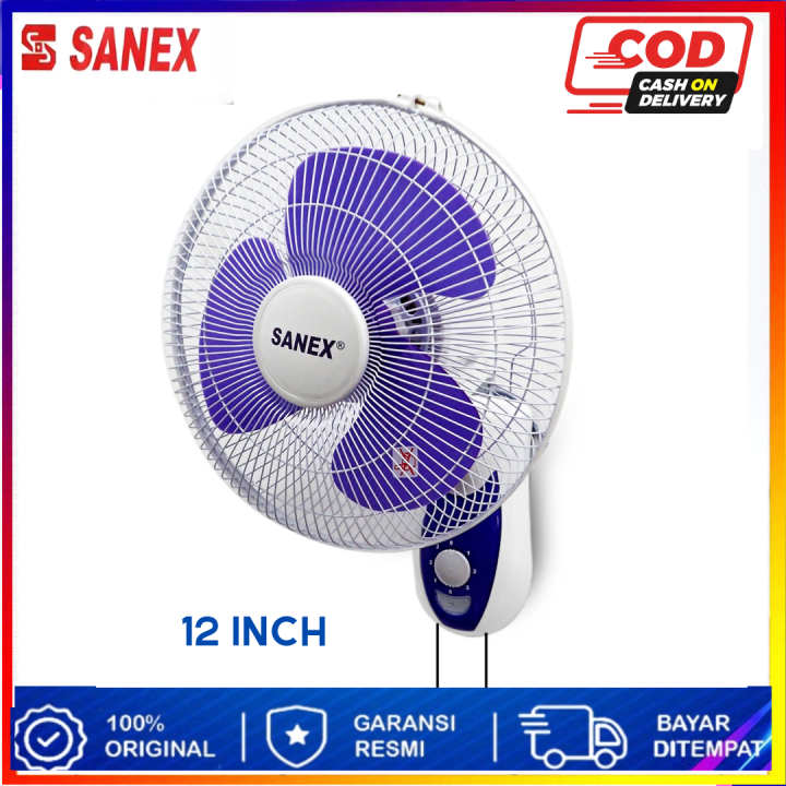 KIPAS Sanex FW 1280 Wall Fan 12 Inch Kipas Angin Dinding Kipas