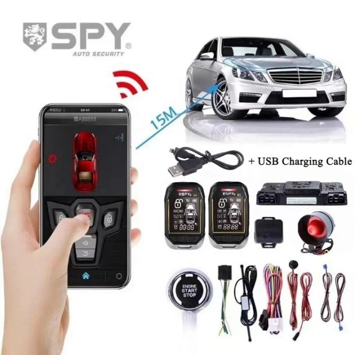 SPY Sistema De Alarma Universal Para Coche Kit De Módulo De Arranque