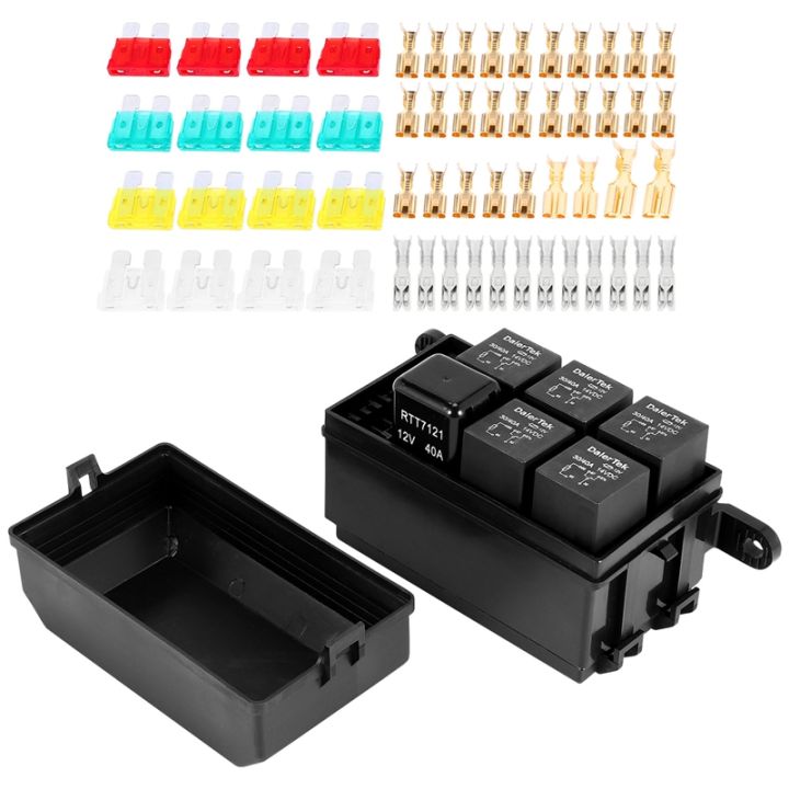 V Relay Box Slots Relay Block Way Atc Ato Fuse Block With Relay