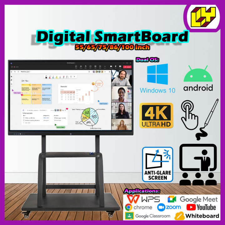 75 Inch Interactive Whiteboard 65 Digital Smartboard 75 Touch Board