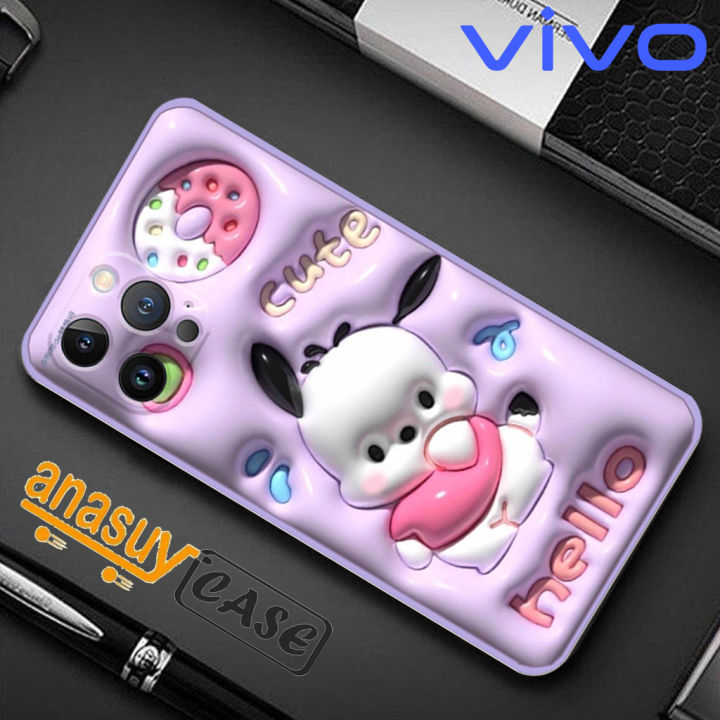 Softcase Macaron Motif UV 19 For VIVO Y12 Y15 Y17 Y20 Y12s Y30 Y50