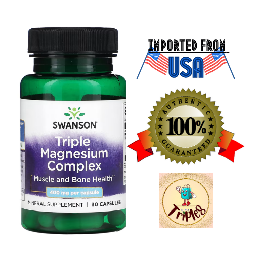 Swanson Triple Magnesium Complex 400 Mg 30 Capsules Lazada PH