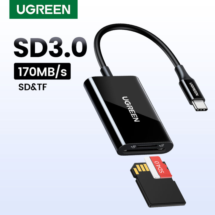 UGREEN 2 In 1 SD4 0 TF Card Reader 2TB Max USB 3 0 OTG Memory Adapter