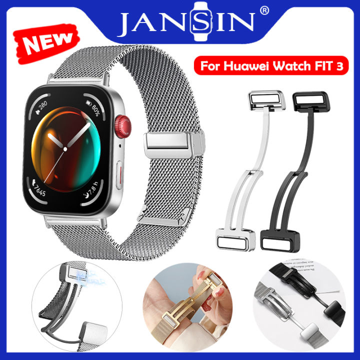 Fot Huawei Watch Fit Strap Milanese Stainless Steel Band Huawei Watch