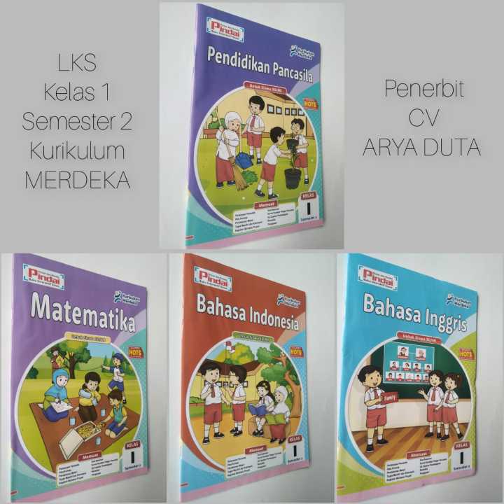 Ori Buku LKS Kelas 1 Kurikulum Merdeka Semester 2 CV Arya Duta