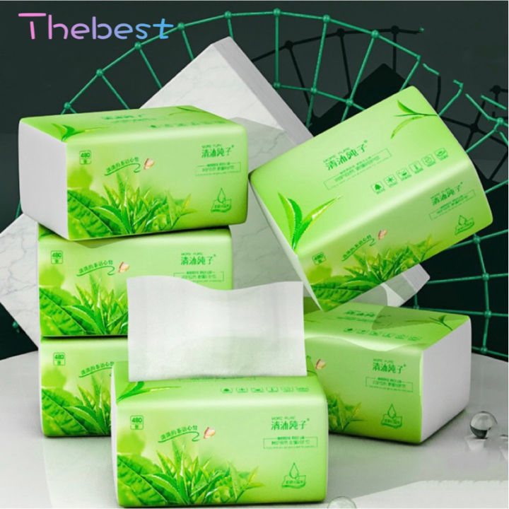 Native Wood Pulp Facial Tissue Interfolded Paper Towel Ply Pull