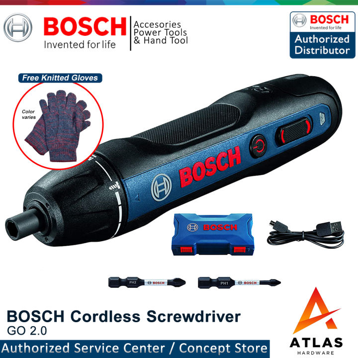 New Bosch Go Smart Cordless Screwdriver Kit Set Lazada Ph