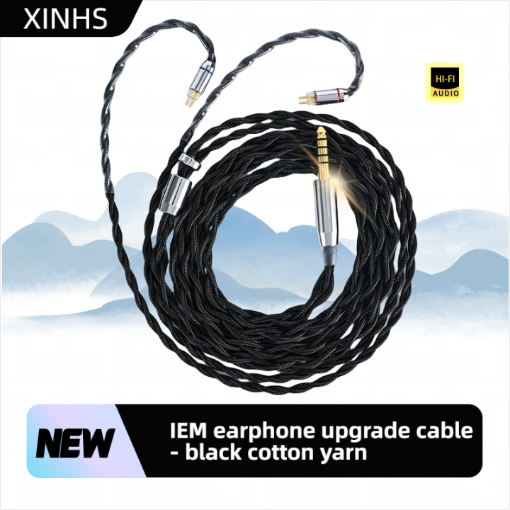 Xinhs Core Black Cable Mm Upgraded Balanced Mmcx Pin