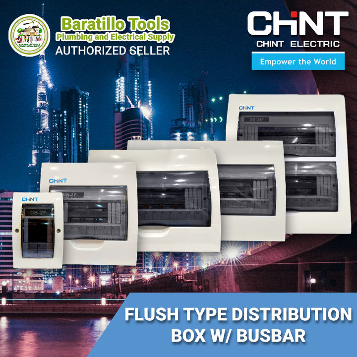 100 ORIGINAL CHINT Flush Type Distribution Box W Busbar 2F 8F 12F