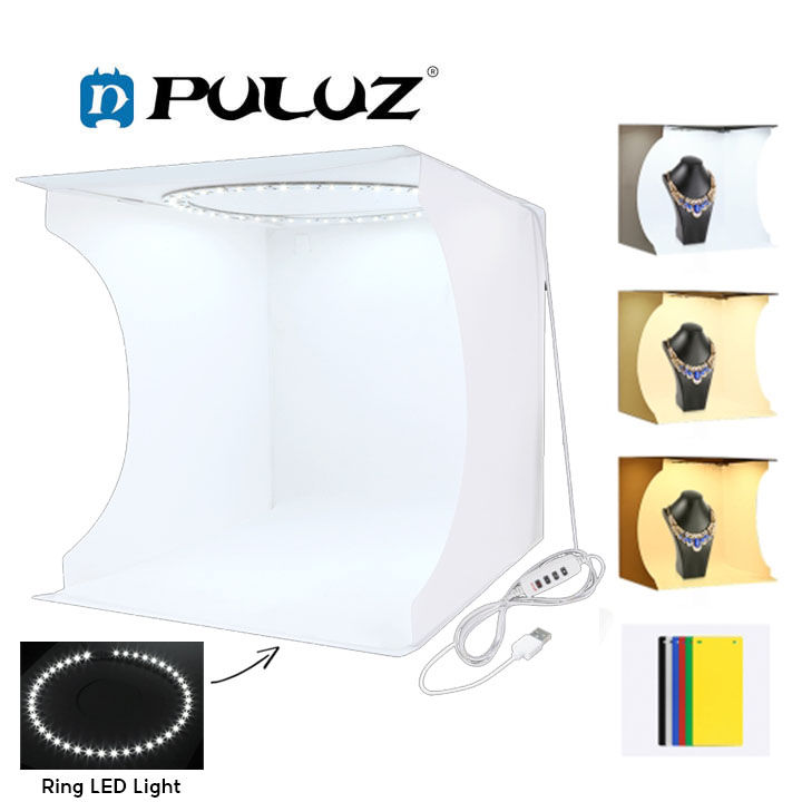 Puluz Pu Cm Folding Portable Ring Light Photo Lighting Studio