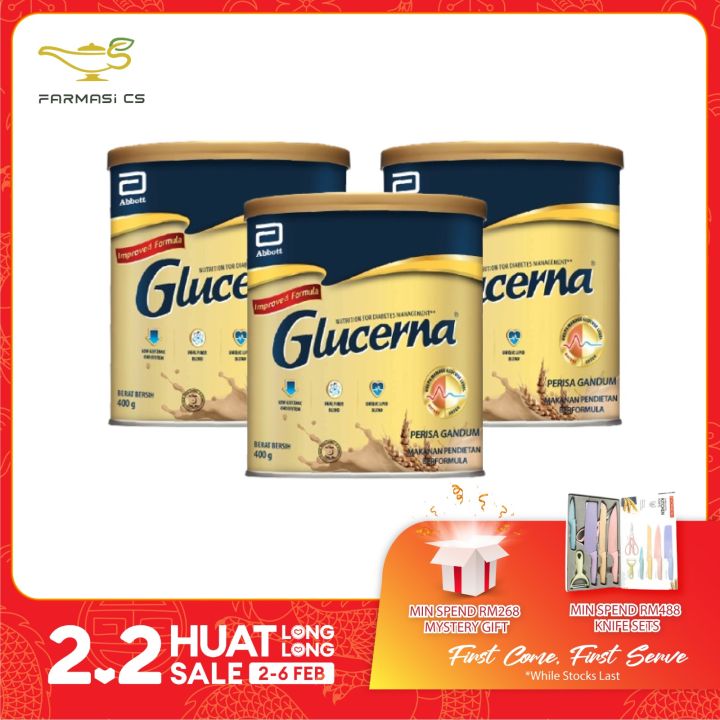 Glucerna Chocolate Flavour G X Tins Triple Exp Lazada