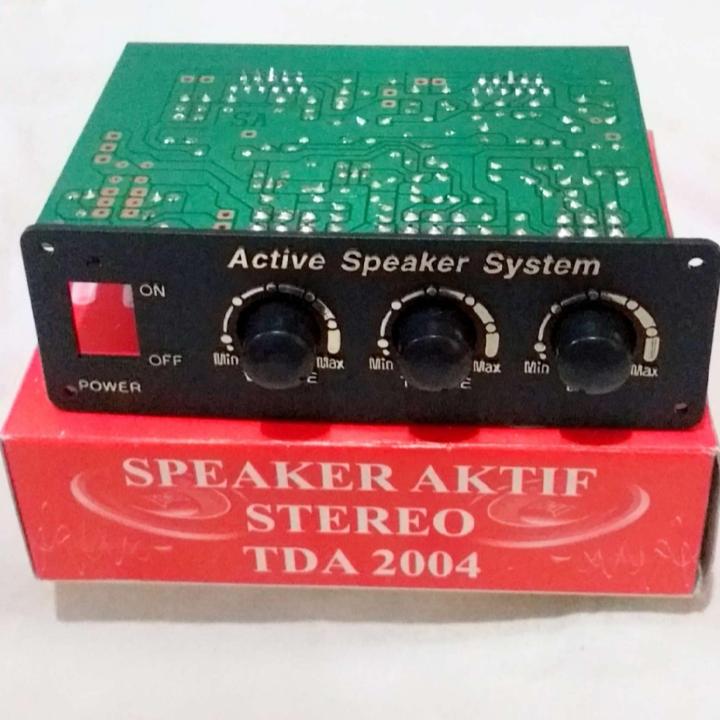 Kit Power Amplifier Speaker Aktif Stereo Tda W Lazada Indonesia