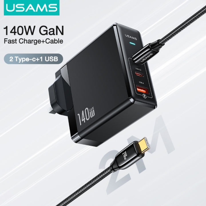 Usams W Gan Fast Usb C Charger Port Fast Charge Type C Usb A