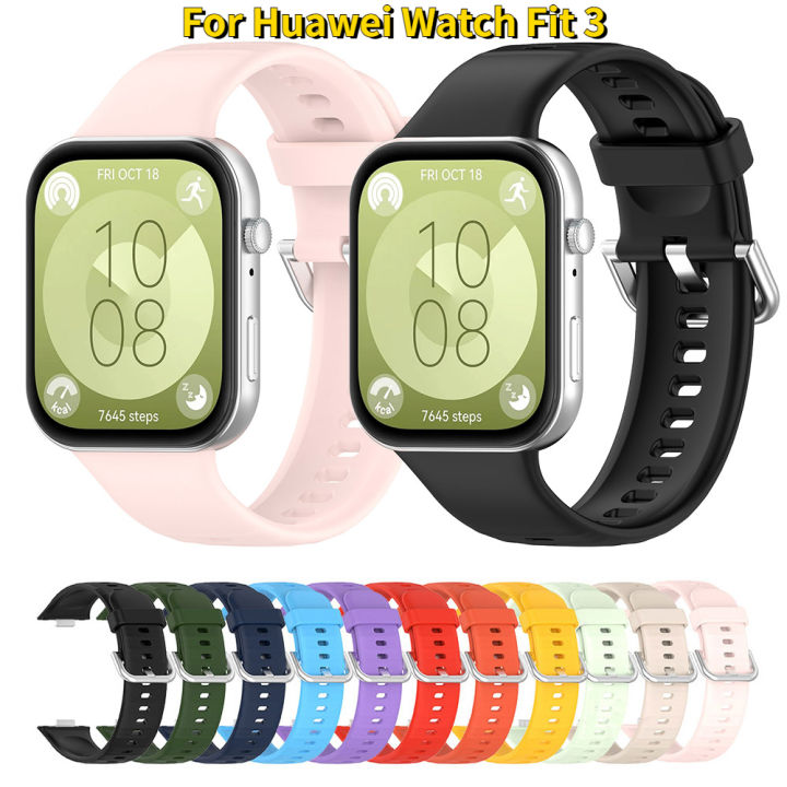 Silicone Wristband Strap For Huawei Watch Fit Fit Smart Watch Band