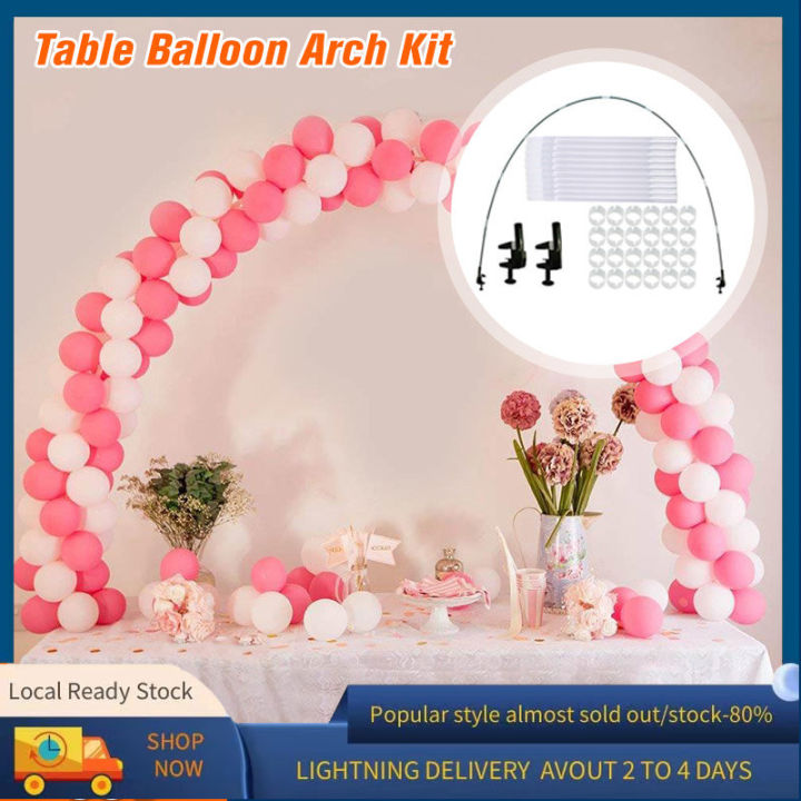 Table Balloon Arch Kit Party Backdrop Decoration Tool With High