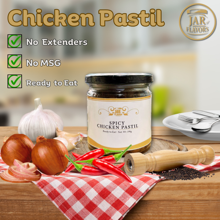 Chicken Pastil Halal Friendly Food In A Jar Chicken Shreds By