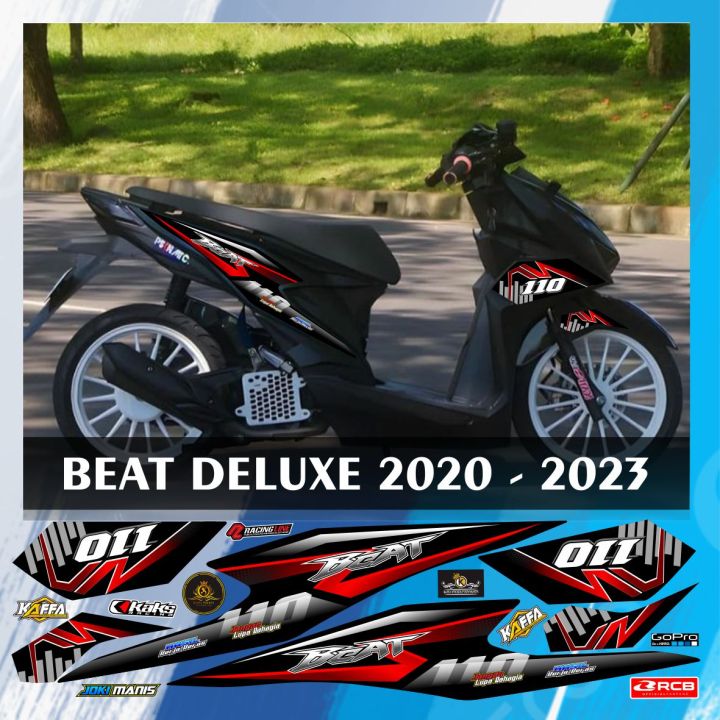 Stiker Striping Beat Deluxe New Beat Street Variasi List Skotlet