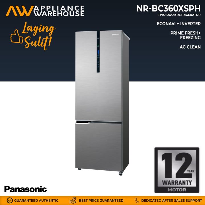 Panasonic Nr Bc Xsph Cu Ft Two Door Bottom Freezer No Frost