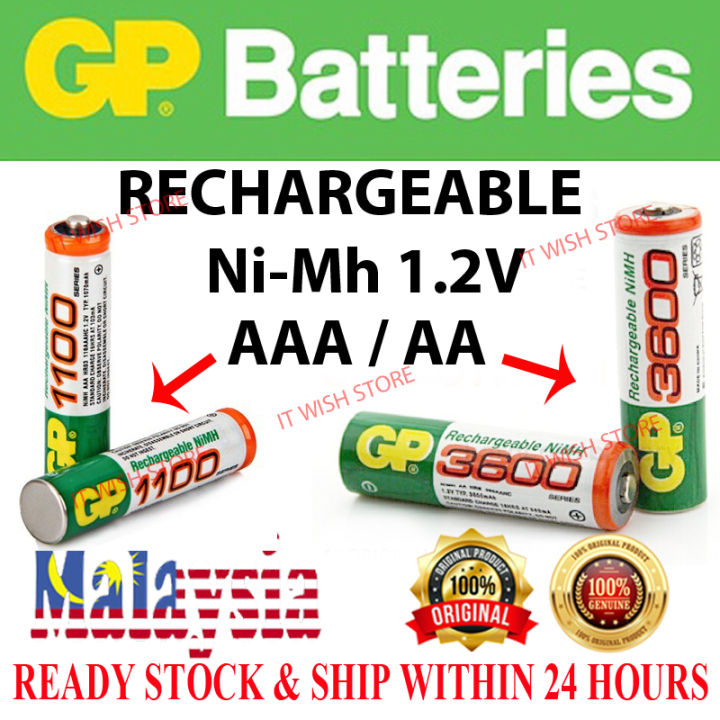 Gp Rechargeable Battery Aa Mah Gp Aaa Mah V Gp Rechargeable