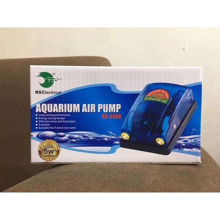 Aquarium Air Pump Dual RS Electrical RS 348A Lazada PH