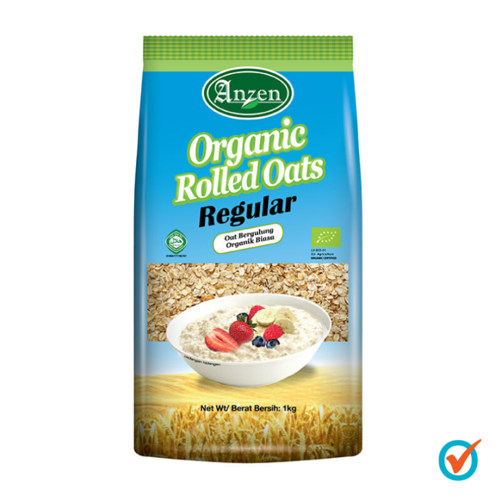 Anzen Organic Rolled Oats Kg Regular Lazada