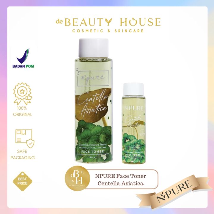 Npure Face Toner Centella Asiatica Cica Series Lazada Indonesia