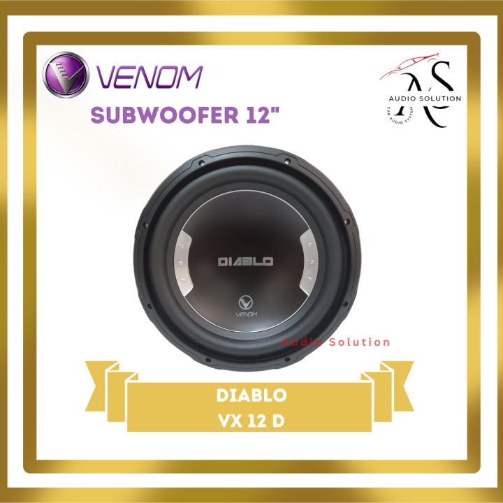 Subwoofer Venom Diablo VX 12D Single Voice Coil 12 Inch Lazada Indonesia