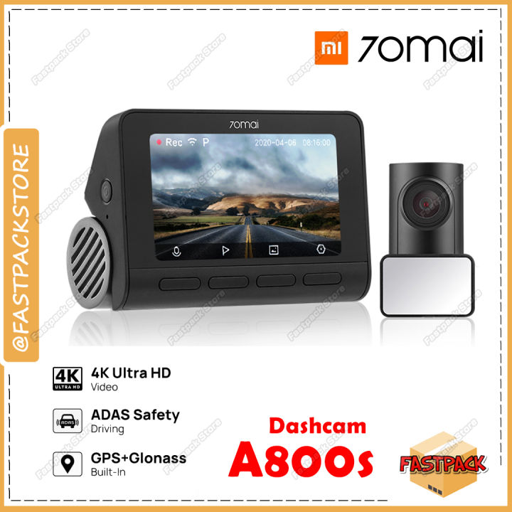 70mai A800S 4K Dash Cam Rear Cam Dual Vision Global Version A800 Adas