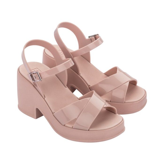 Sepatu Sandal Platform Wanita Zaxy Pop Up Plat Fem Light Nude Lazada