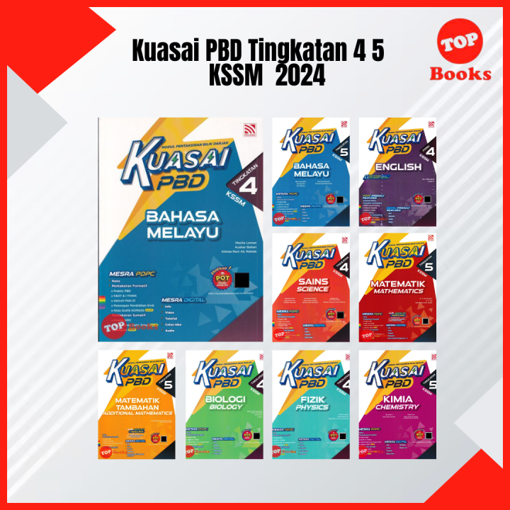 TOPBOOKS Pelangi Buku Latihan Kuasai PBD Tingkatan 4 5 KSSM 2024