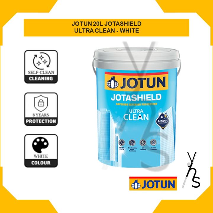 Jotun Lt Jotashield Ultra Clean White Lazada