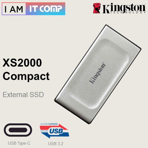 Kingston Xs Portable Solid State Drive High Performance Type C