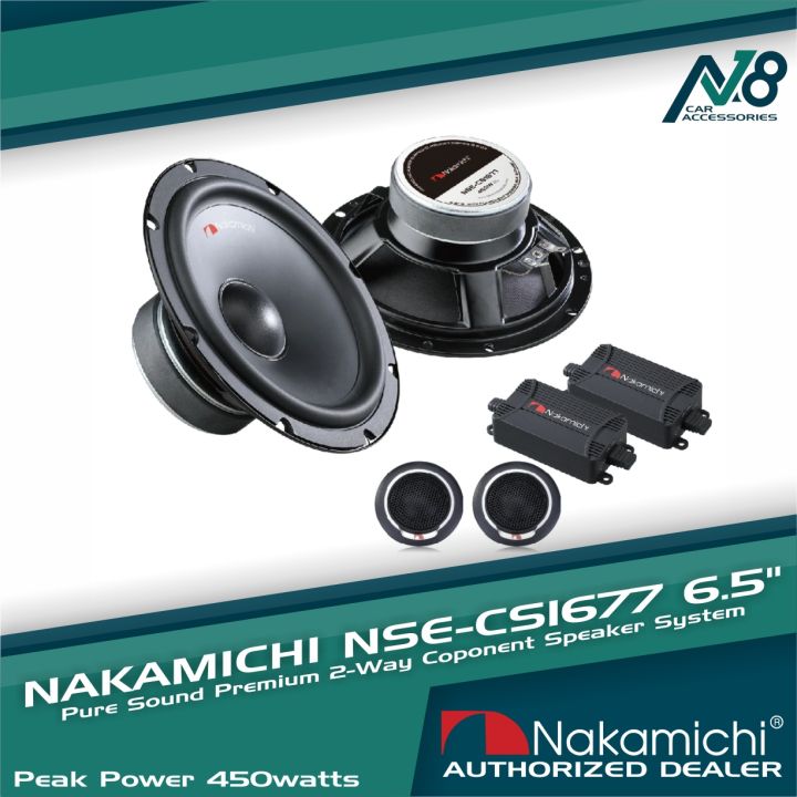 Nakamichi Nse Cs Pure Sound Premium Way Component Speaker System