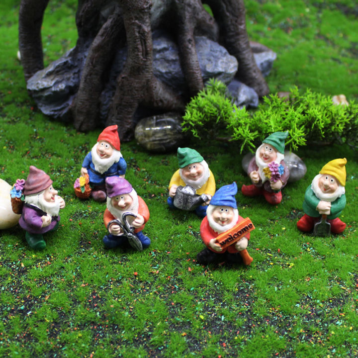 Fulupugang Craft Handmade Elves Tiny Gnomes Pixie Mini Fairy Bonsai