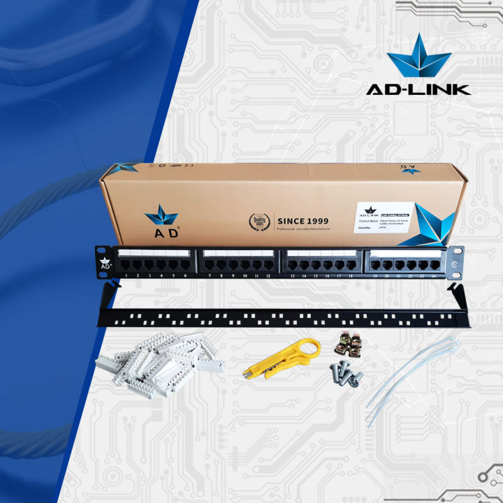 Ad Link Ports Cat Fully Loaded Ru Patch Panel Lazada Ph