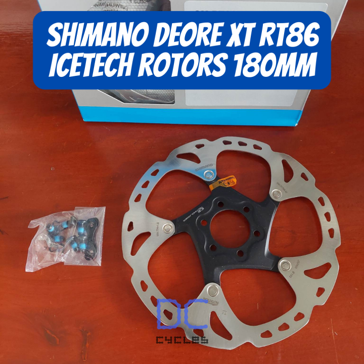 Shimano Deore XT RT86 Ice Tech Rotors 180mm Lazada PH