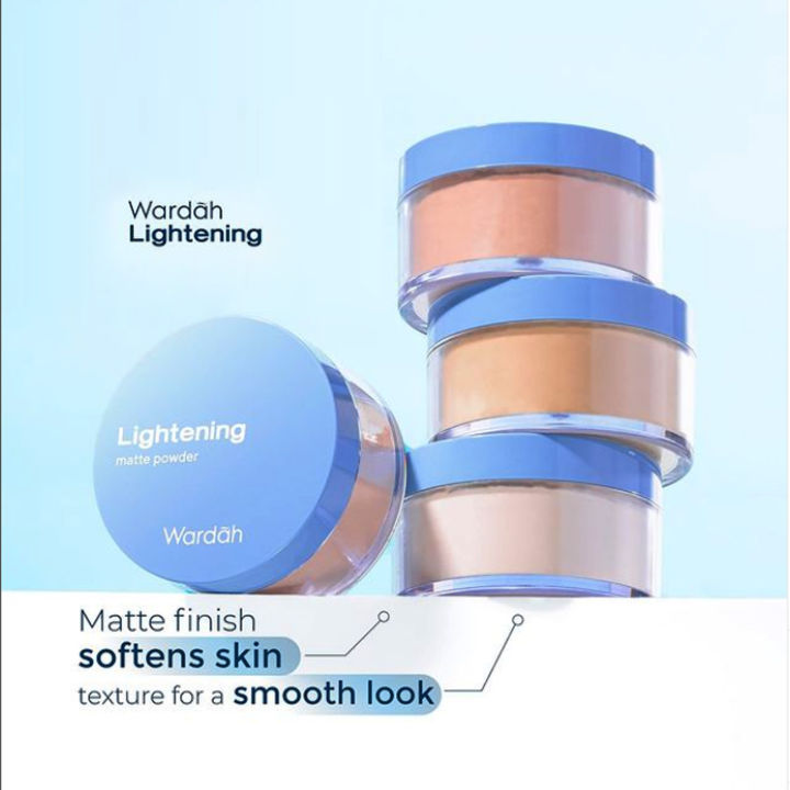 Wardah Lightening Matte Powder Gr Bedak Tabur Wardah Tersedia Warna