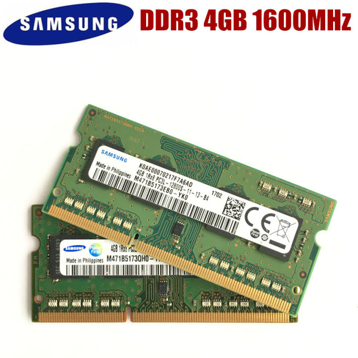 Samsung 4G 1rx8 Pc3l 12800s DDR3 4GB 1600 MHz Laptop Memory 4G Pc3l