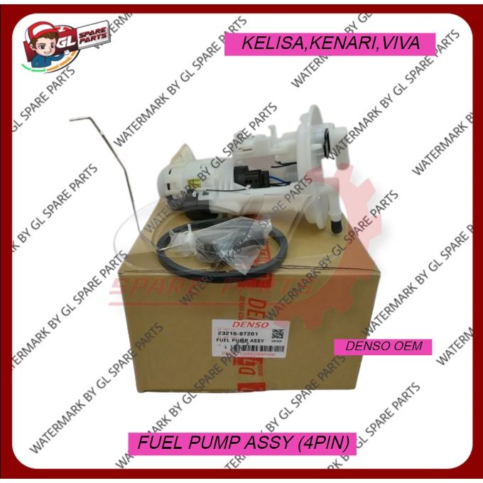 FUEL PUMP ASSY 4PIN PERODUA KELISA KENARI VIVA HIGH QUALITY DENSO