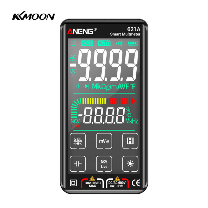 KKmoon ANENG 621A Touch Screen Intelligent Digital Multimeter 9999