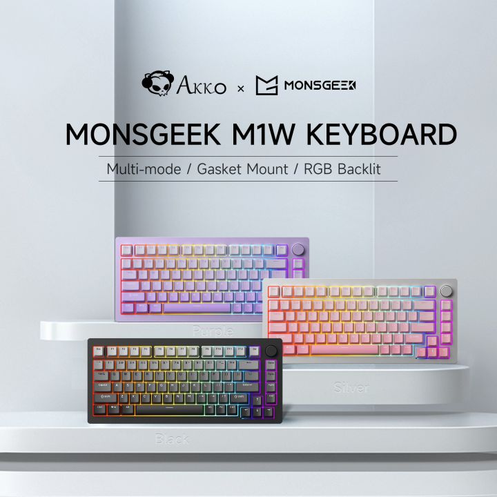 Akko Monsgeek M W Keyboard Rgb Hot Swap Multi Modes Mechanical