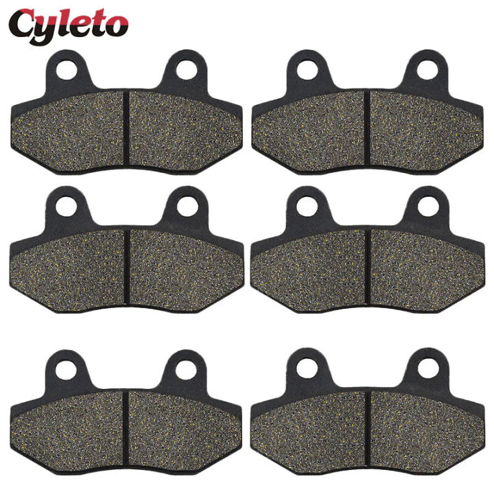 2 Cyleto Motorcycle Front Or Rear Brake Pads For Hyosung Comet GT125